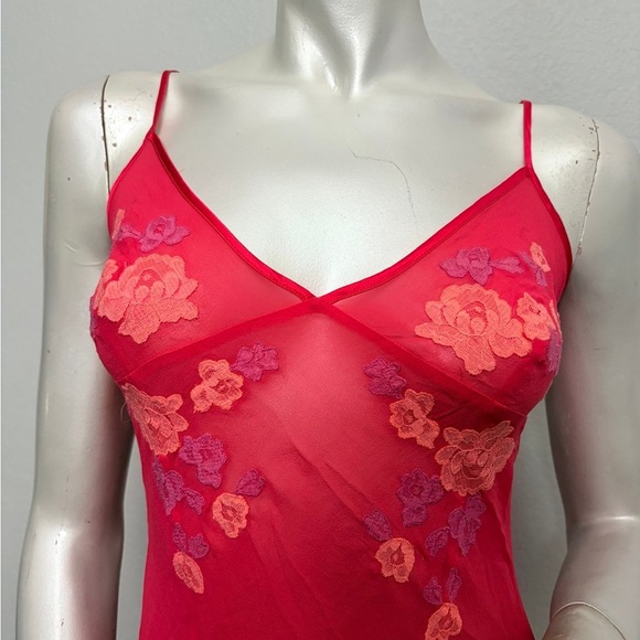 Vintage 100% Silk Lace Dress Vintage Silk Dress Vintage Victorias Secret Silk - Picture 8 of 12